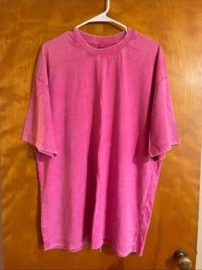 Men's Pink Classic Crewneck T-Shirt